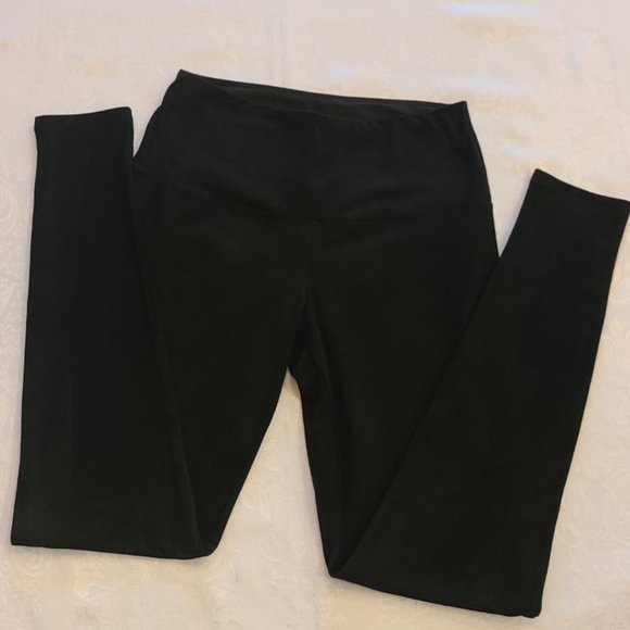 Ruby Ribbon Black Suedette Leggings #1379 NWOT - Picture 3 of 9